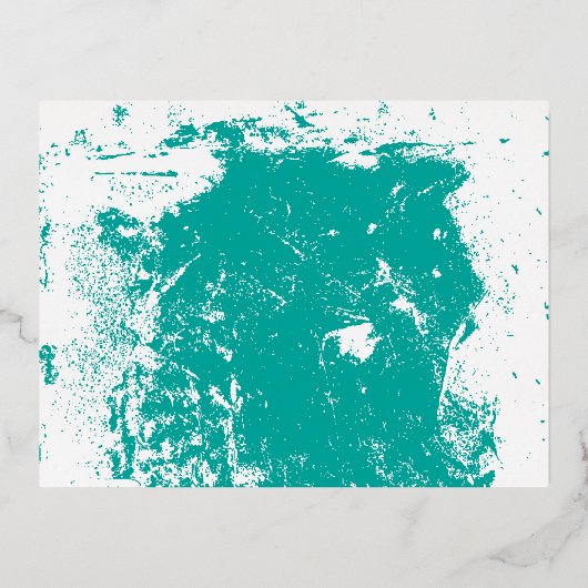 Carte postale de vacances en aluminium (Recto)