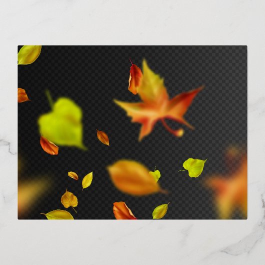 Carte postale de vacances en aluminium (Recto)