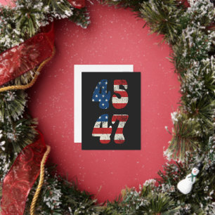 Carte Postale De Vacances En Aluminium 2024 Trump reprend l'Amérique patriotique américai