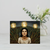 Carte Postale De Vacances En Aluminium 6th Century Light Orb (Debout devant)