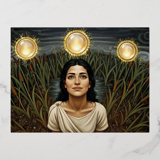 Carte Postale De Vacances En Aluminium 6th Century Light Orb (Recto)