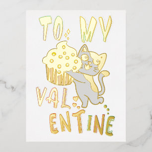 Carte Postale De Vacances En Aluminium À ma Saint Valentin