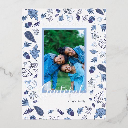 Carte Postale De Vacances En Aluminium Action de grâces (Recto)