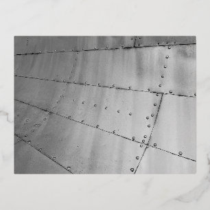 Carte Postale De Vacances En Aluminium Aéronefs en aluminium - Peau Abstraite