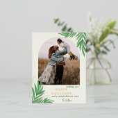 Carte Postale De Vacances En Aluminium Arc Botanique Moderne - Végétation (Debout devant)