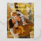 Carte Postale De Vacances En Aluminium Bon thanksgiving photo complète (Recto)