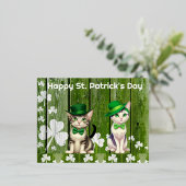Carte Postale De Vacances En Aluminium Bonne Saint Patrick's Day (Debout devant)