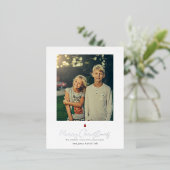 Carte Postale De Vacances En Aluminium Chic moderne Lettrage main simple photo (Debout devant)