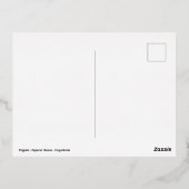 Carte Postale De Vacances En Aluminium Closeup of poppies (Verso)