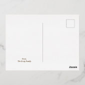 Carte Postale De Vacances En Aluminium Collage de fleurs anciennes (Verso)