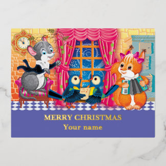 Carte Postale De Vacances En Aluminium concert Young Animal