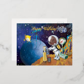 Carte Postale De Vacances En Aluminium cosmos (Recto/Verso)