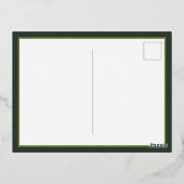 Carte Postale De Vacances En Aluminium Coupe de Noël mignonne (Verso)