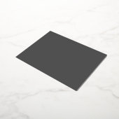 Carte Postale De Vacances En Aluminium Créez vos propres étiquettes gris foncé modifiable (Rotation)