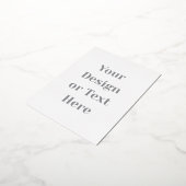 Carte Postale De Vacances En Aluminium Customizable Your Design or Text Here Personalized (Rotation)