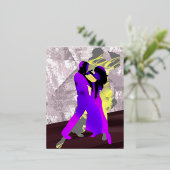 Carte Postale De Vacances En Aluminium Danseurs de tango argentin (Debout devant)