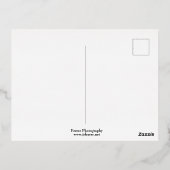 Carte postale de vacances en aluminium de paddock (Verso)