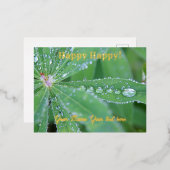 Carte Postale De Vacances En Aluminium Déposer (Recto/Verso)