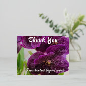 Carte Postale De Vacances En Aluminium Dites Merci (Debout devant)