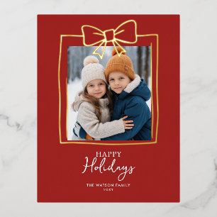 Carte Postale De Vacances En Aluminium Doddle Main Draw Bow Photo de Noël