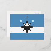 Carte Postale De Vacances En Aluminium Drapeau de Springfield, Missouri (Recto/Verso)