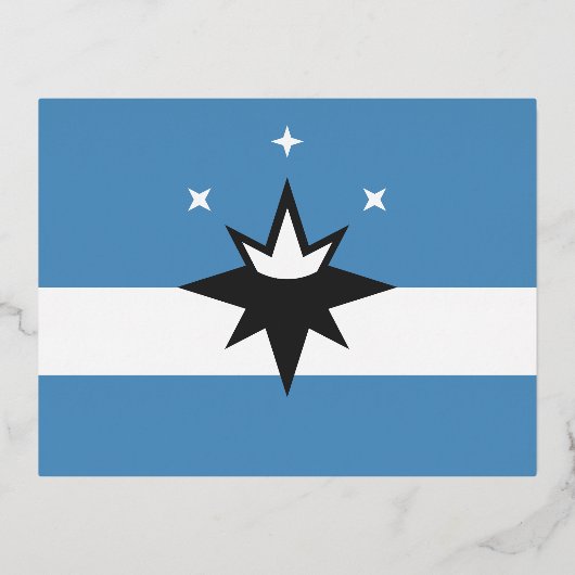 Carte Postale De Vacances En Aluminium Drapeau de Springfield, Missouri (Recto)