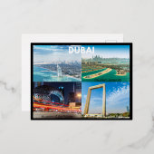 Carte Postale De Vacances En Aluminium Dubaï (Recto/Verso)