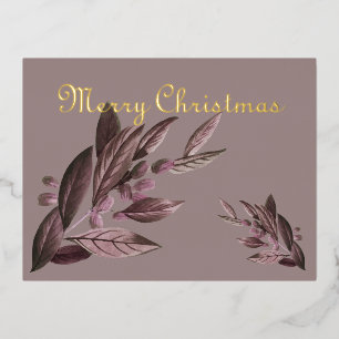 Carte Postale De Vacances En Aluminium Elegant Boho joyeux noël