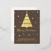 Carte Postale De Vacances En Aluminium Entreprise Entreprise Joyeux Noël (Recto/Verso)