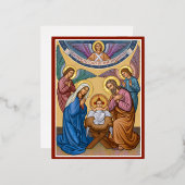 Carte Postale De Vacances En Aluminium Gloire à Dieu (Recto/Verso)