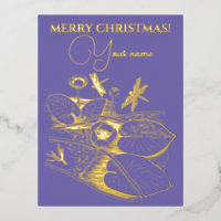 Graphique de gravure jaune nénuphars