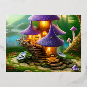 Carte Postale De Vacances En Aluminium Graphique magique (Verso)