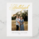 Carte Postale De Vacances En Aluminium Hallelujah Noël religieux<br><div class="desc">Carte religieuse de Noël Hallelujah</div>