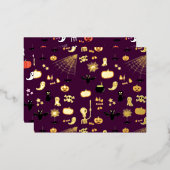 Carte Postale De Vacances En Aluminium Halloween (Recto/Verso)