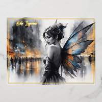 Imaginaire urbain fée élégante beauté lumières rêv
