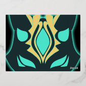 CARTE POSTALE DE VACANCES EN ALUMINIUM IMPACT XIAO GENSHIN (Verso)