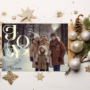 Carte Postale De Vacances En Aluminium Joie moderne minimal Élégant 1 En vichy photo vert