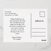 Carte Postale De Vacances En Aluminium Joyeux (Verso)