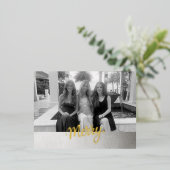 Carte Postale De Vacances En Aluminium Joyeux (Debout devant)