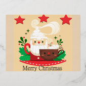 Carte Postale De Vacances En Aluminium Joyeux Noël