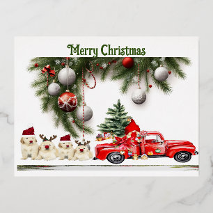 Carte Postale De Vacances En Aluminium Joyeux Noël