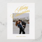 Carte Postale De Vacances En Aluminium Joyeux Noël classique scénarisé (Recto)