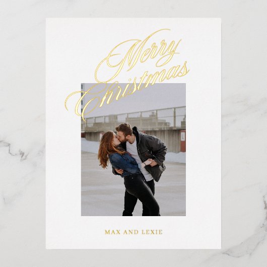 Carte Postale De Vacances En Aluminium Joyeux Noël classique scénarisé (Recto)