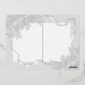 Carte Postale De Vacances En Aluminium Joyeux Noël Jaune Vert Jaune (Verso)