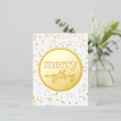 Carte Postale De Vacances En Aluminium Joyeux tout (Debout devant)