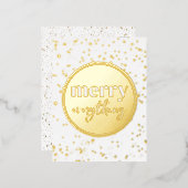 Carte Postale De Vacances En Aluminium Joyeux tout (Recto/Verso)