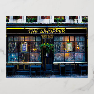 Carte Postale De Vacances En Aluminium Le Whopper Pub