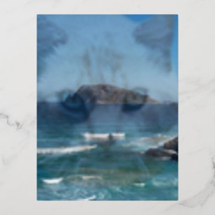 Carte Postale De Vacances En Aluminium Manderlay Haunting Cat Greeting Card