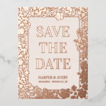Carte Postale De Vacances En Aluminium Mariage Hawaii Enregistrer La Date<br><div class="desc">Hawaii Wedding Save The Date Foil Postcard - Préparez-vous à dire "Aloha" à votre mariage de rêve avec notre Hawaiian Save the Date Postcard. Nos invitations comprennent des fleurs d'hibiscus vibrantes en feuille d'or luxueuse, ajoutant une touche d'élégance insulaire à votre journée spéciale. Ces invitations sont le moyen parfait pour...</div>