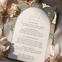 Mariage Insérer INFO Art Nouveau Vintage par Mucha
